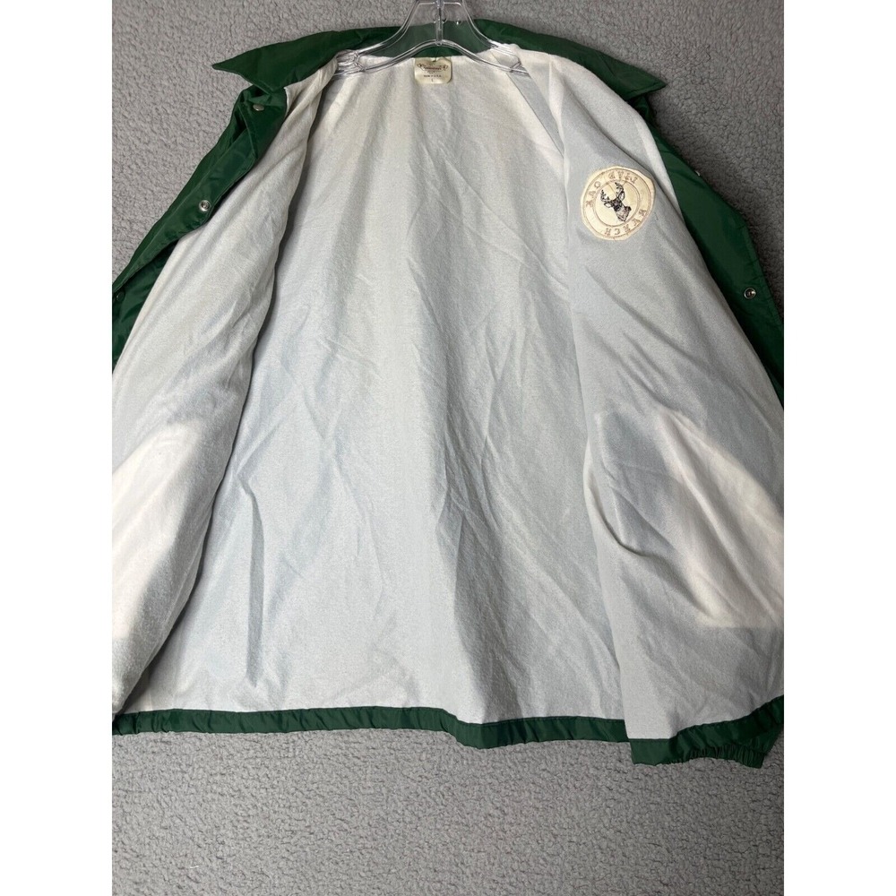 Auburn Sportswear Windbreaker Jacket Men Size Large Green USA Vintage 80s Casual - Picture 4 of 14